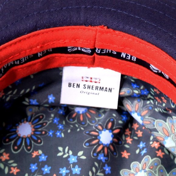 Ben Sherman Navy Cotton Chino Twill PORK PIE w/ Mod Gg band **BNWT** - Picture 5 of 5